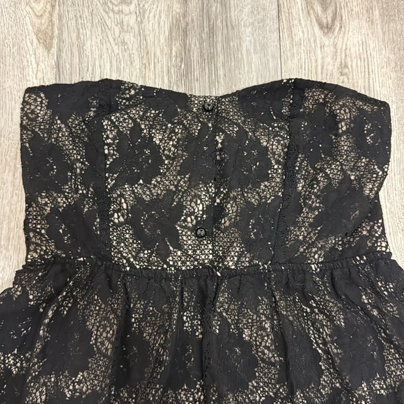 Pinky Medium black lace dress girls juniors - Picture 2 of 4